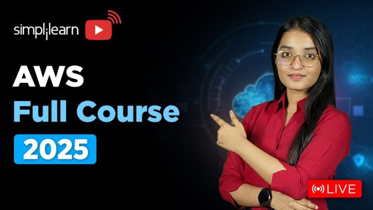 AWS Full Course | AWS Cloud Computing Tutorial for Beginners | AWS Training Course | Simplilearn